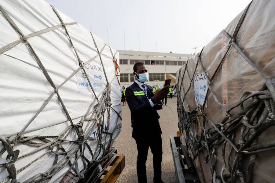 Ghana, primer país en recibir las vacunas del programa COVAX