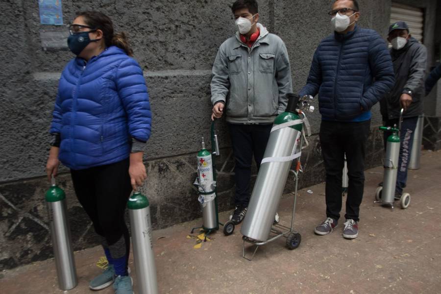 Por Covid, 1.1 millones de tanques de  oxígeno se consumen cada día en el mundo