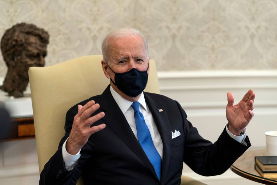 “Neandertal”, suspender uso  de cubrebocas: Biden