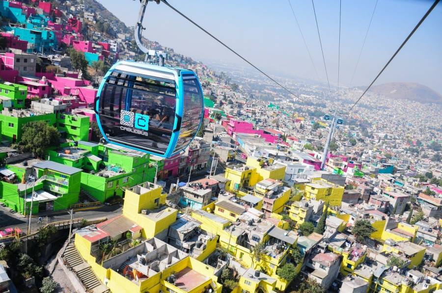 Inauguran primer tramo de la Línea 1 de Cablebús en CDMX