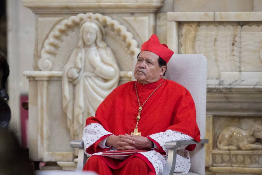 Dan de alta al Cardenal Norberto Rivera tras contagio de Covid-19