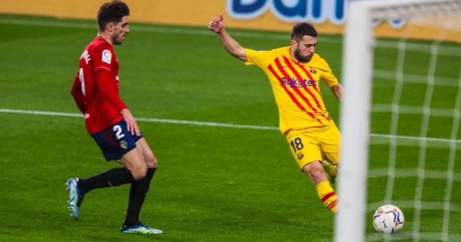 El Barcelona gana ante el Osasuna 2-0