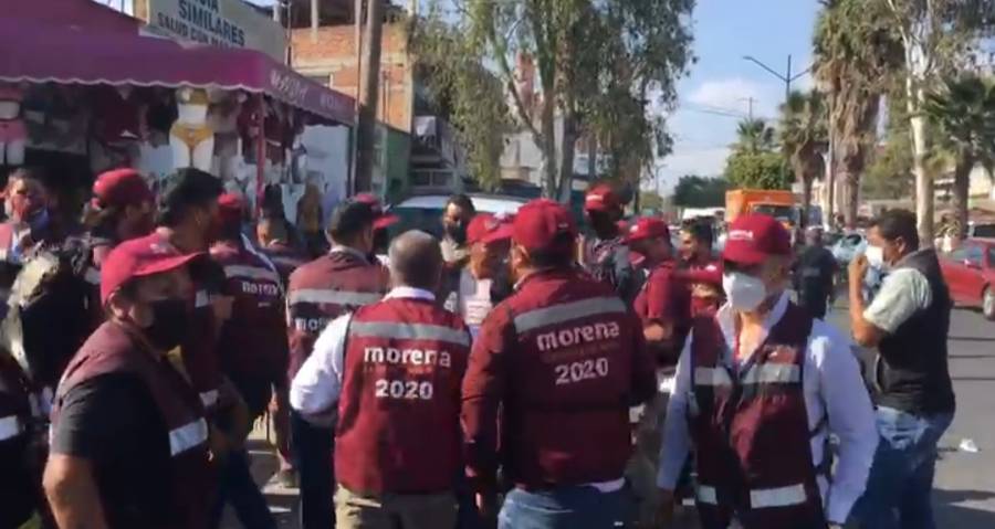 Agreden a periodista durante evento de Morena en San Luis Potosí