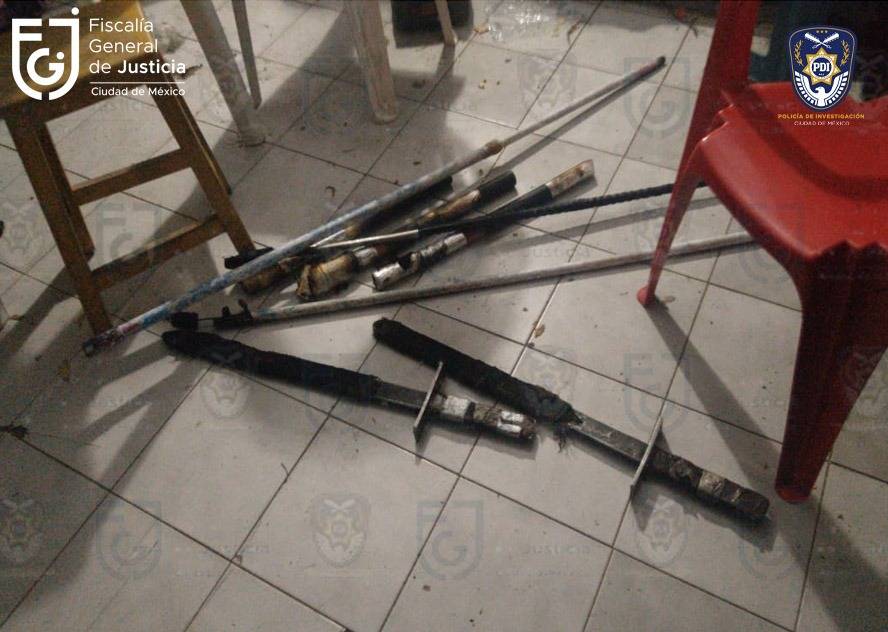 Confiscan bombas y armas durante cateo en Polanco previo a marcha del 8M
