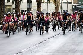 MUJERES REALIZAN RODADA CICLISTA PREVIO AL 8M