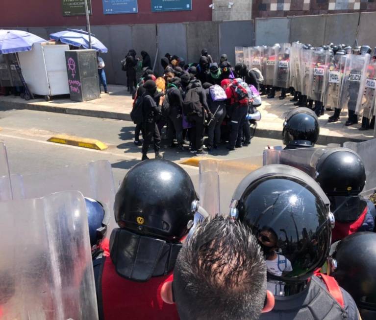 GobCDMX aclara encapsulamiento de grupo feminista en el Metro Hidalgo