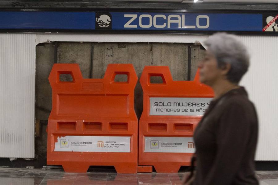 La estación Zócalo del Metro permanecerá cerrada hasta nuevo aviso
