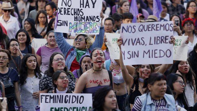 SSC: 81 lesionadas en marcha del #8M