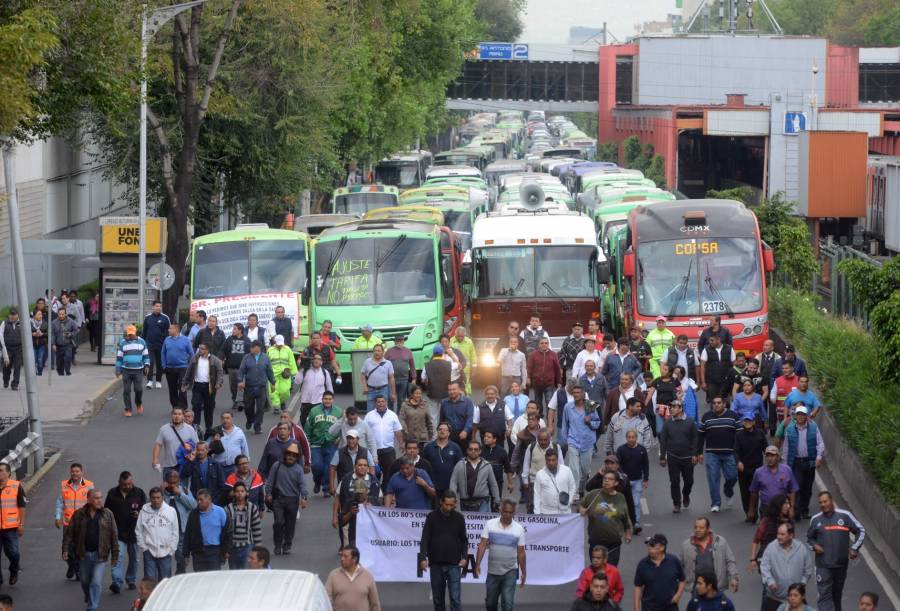 Mañana miércoles, transportistas podrían paralizar la CDMX