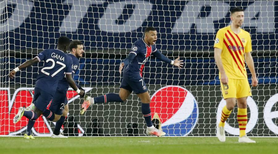 Un PSG superado, logra eliminar al Barcelona en la Champions
