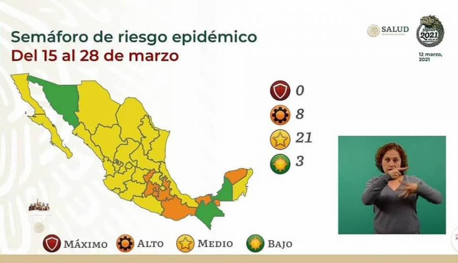 Sonora cambia a color verde