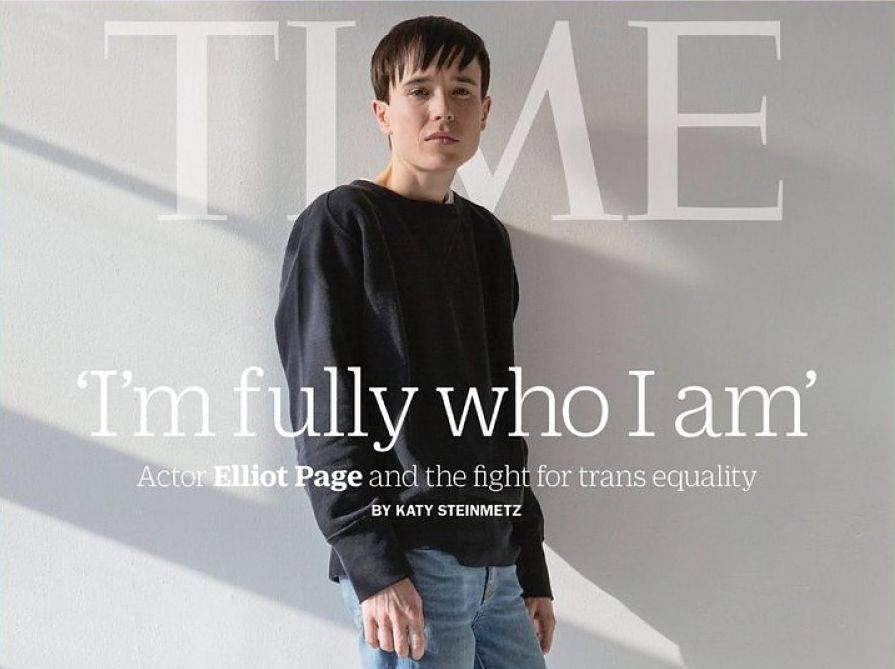 Elliot Page, portada de Time en su primera entrevista como transg&eacute;nero