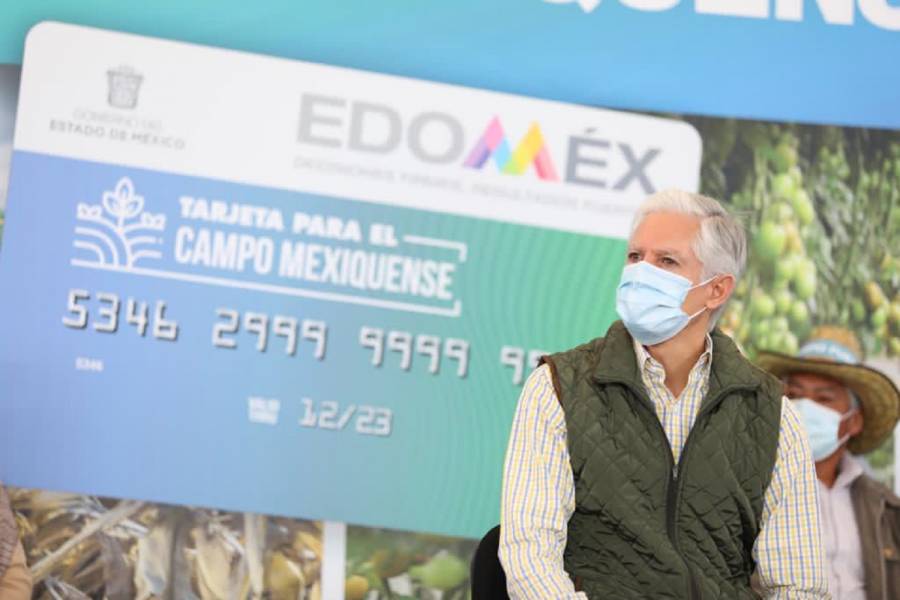 Da inicio Del Mazo al programa de tarjetas para el campo mexiquense