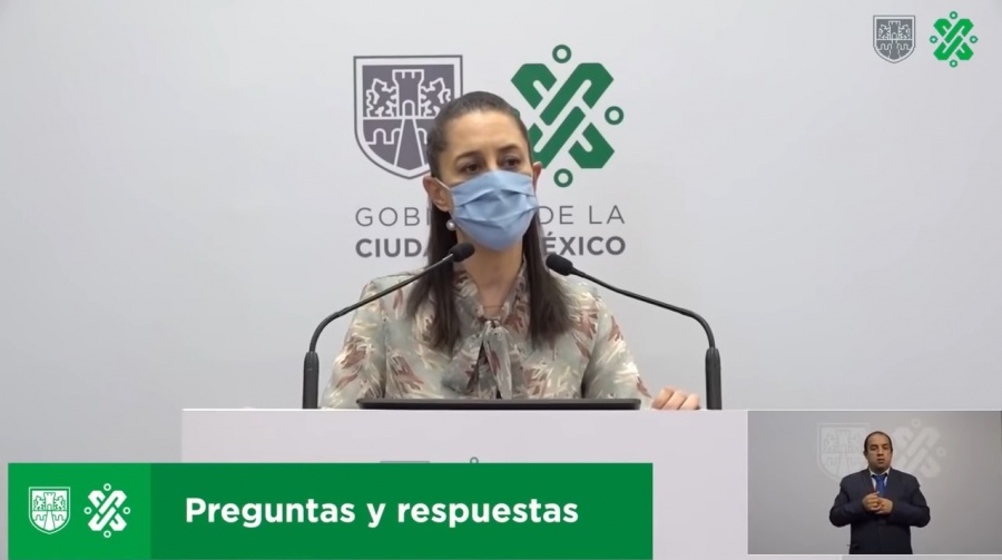 CDMX a cuatro puntos de pasar a semáforo amarillo: Sheinbaum