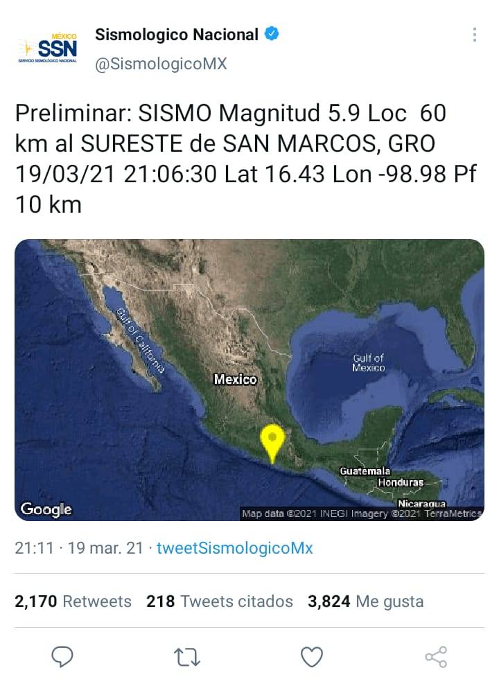 Se activa alerta sísmica en la CDMX
