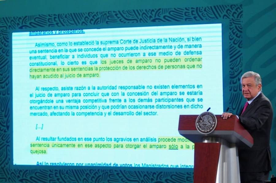 “Complemento de pruebas” contra juez por amparos