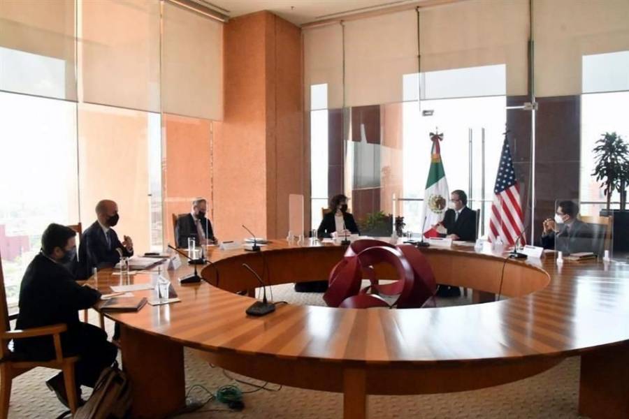 Intercambio de puntos de vista en reunión con funcionarios de EEUU: Ebrard