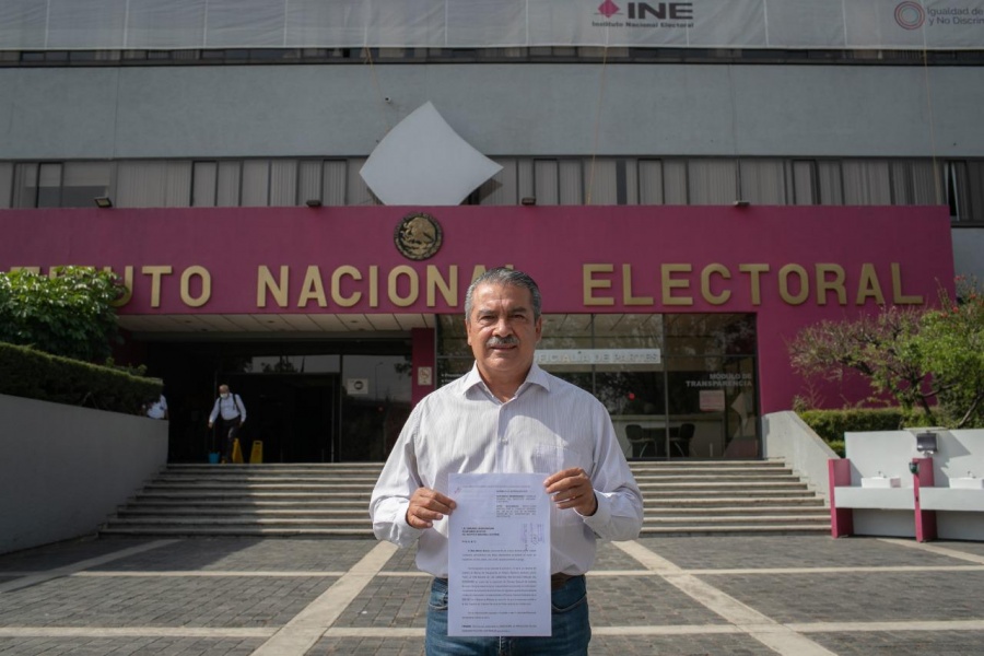 Presenta Raúl Morón impugnación contra resolución del INE que le canceló su candidatura