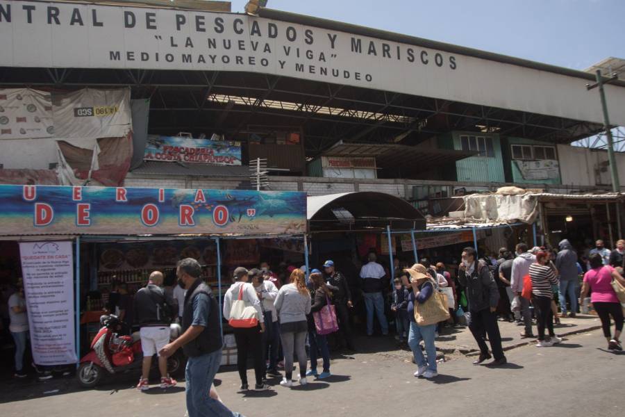 En el mercado de La Nueva Viga, finaliza operativo “semana santa 2021”