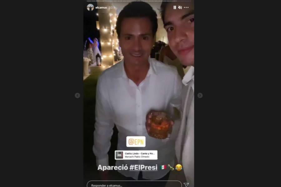 Peña Nieto reaparece en una boda en República Dominicana