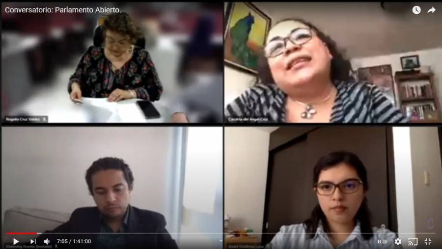 Realiza IECM Conversatorio sobre Parlamento Abierto