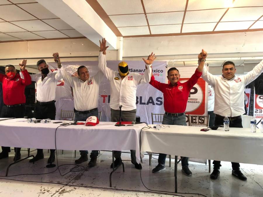 ¡Tinieblas, candidato de RSP a Venustiano Carranza se despojará de la máscara para gobernar!