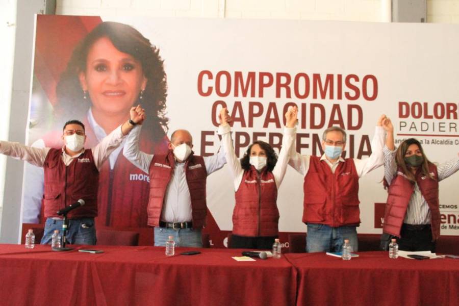 Militantes del PRD se suman a campaña de Dolores Padierna en la Cuauhtémoc