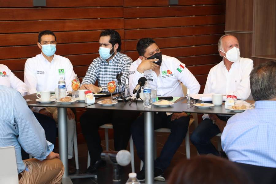 Dialogan Ricardo Gallardo y Alianza Empresarial sobre retos a resolver en próximo sexenio