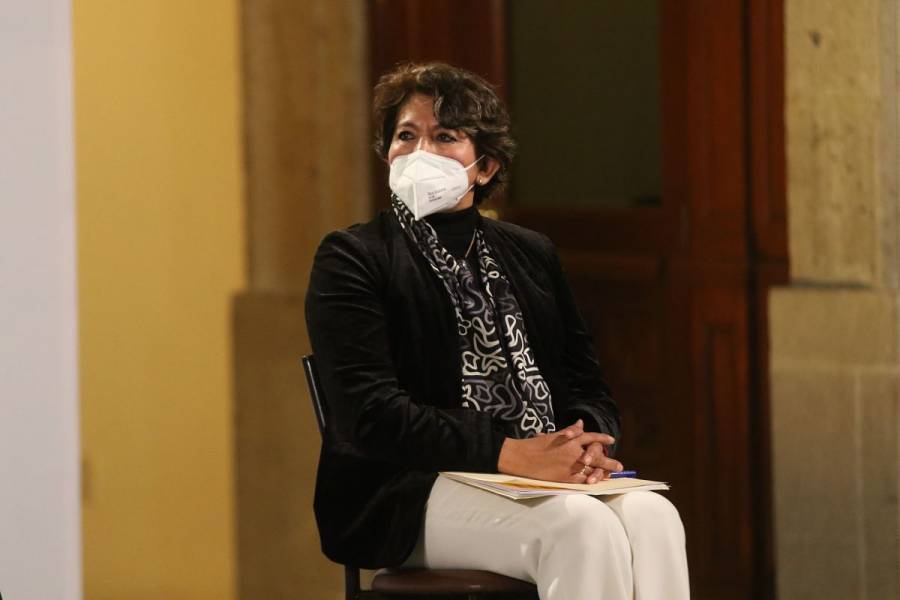 “Confidencialidad en rediseño de libros de texto no es una ley mordaza”, aclara Delfina Gómez