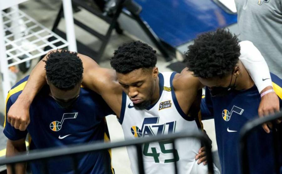 Donovan Mitchell se lesiona en partido donde el Jazz de Utah ganó