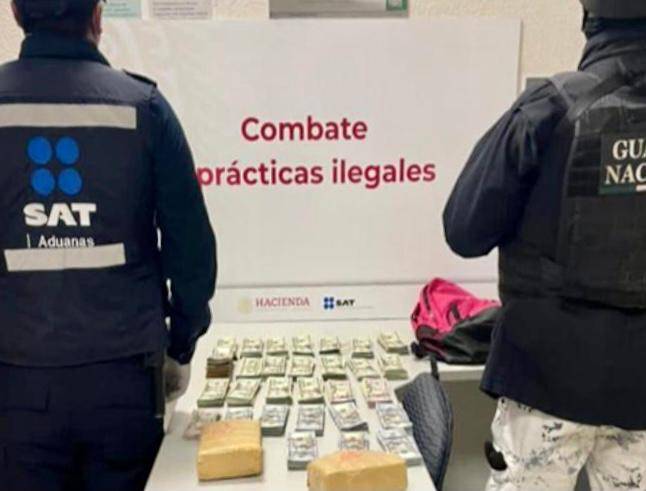 Decomisan Aduanas, Ej&eacute;rcito Mexicano y Guardia Nacional divisas por casi 4 millones de pesos
