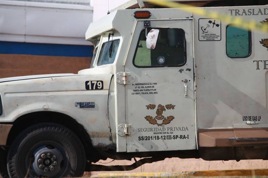 Asaltan camioneta de valores con 11 mdp en la alcaldía Gustavo A. Madero