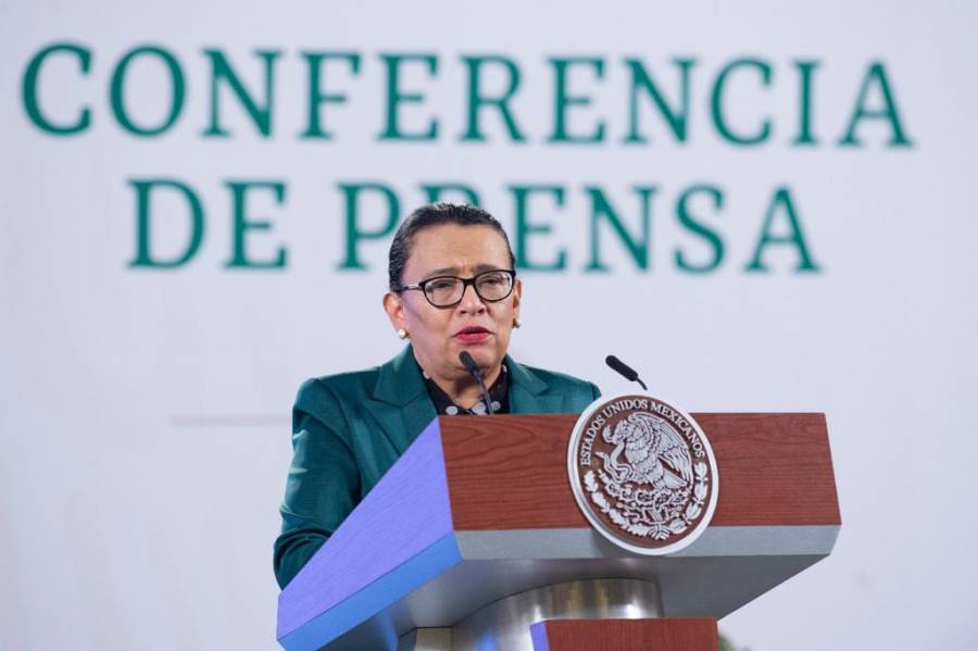 Bajan los homicidios dolosos, asegura Rosa Icela Rodríguez