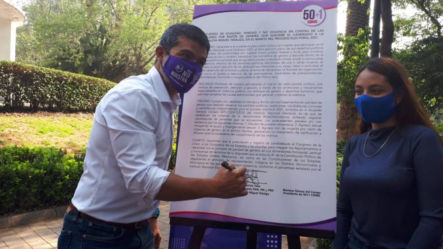 Vamos por una Alcaldía libre de violencia contra las mujeres: Mauricio Tabe