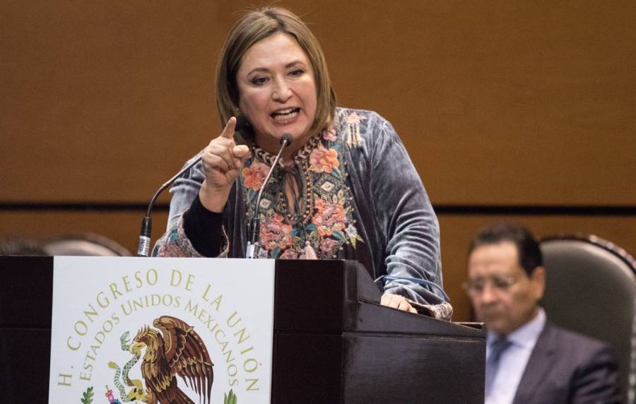 Xóchitl Gálvez se suma a bancada del PRD en el Senado
