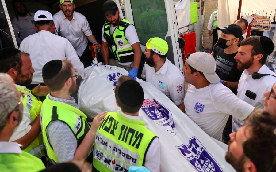 Sigue el duelo en Israel por muertos de avalancha humana