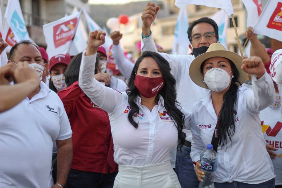 La morenista Michelle Núñez promete transformar Valle de Bravo