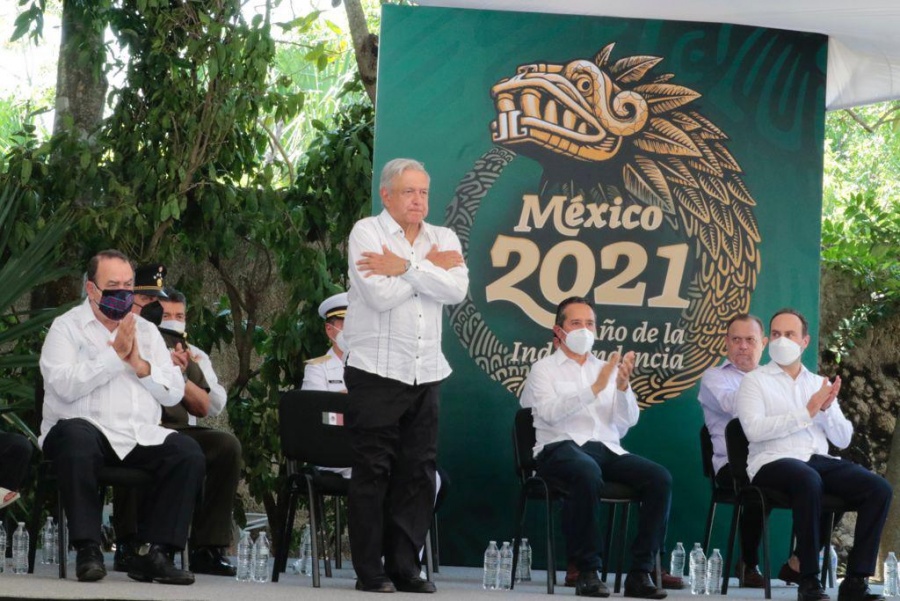 AMLO pide perdón a pueblos mayas por abusos