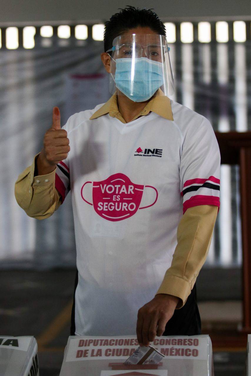 INE no descuida los protocolos sanitarios para la jornada electoral