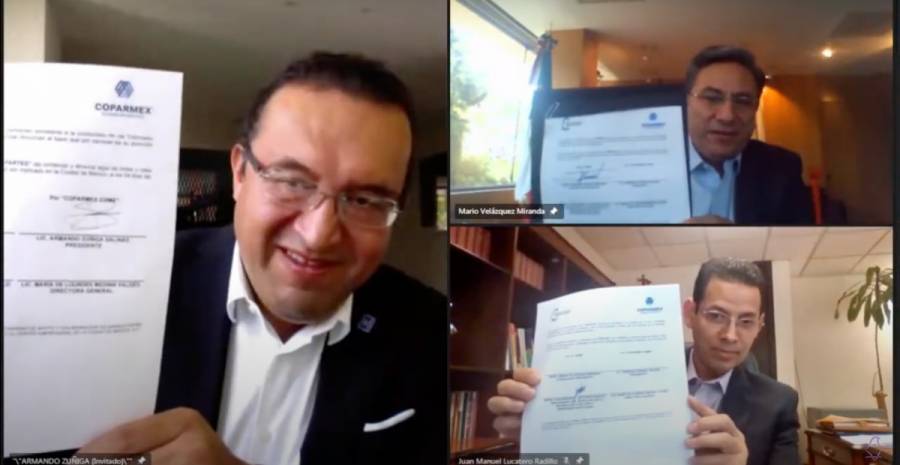 IECM y COPARMEX firman convenio de Colaboración en el marco del Proceso Electoral Local 2020-2021