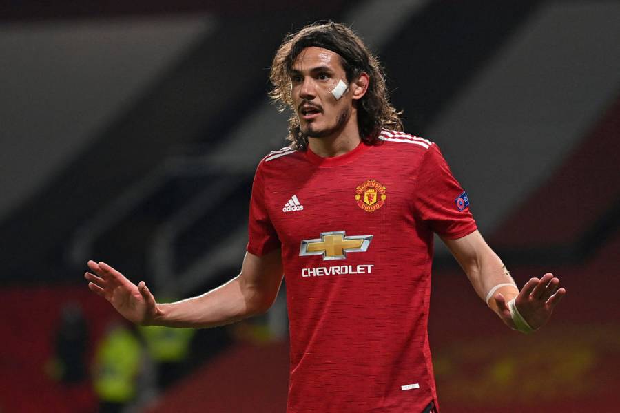 Edinson Cavani renueva con el Manchester United hasta 2022