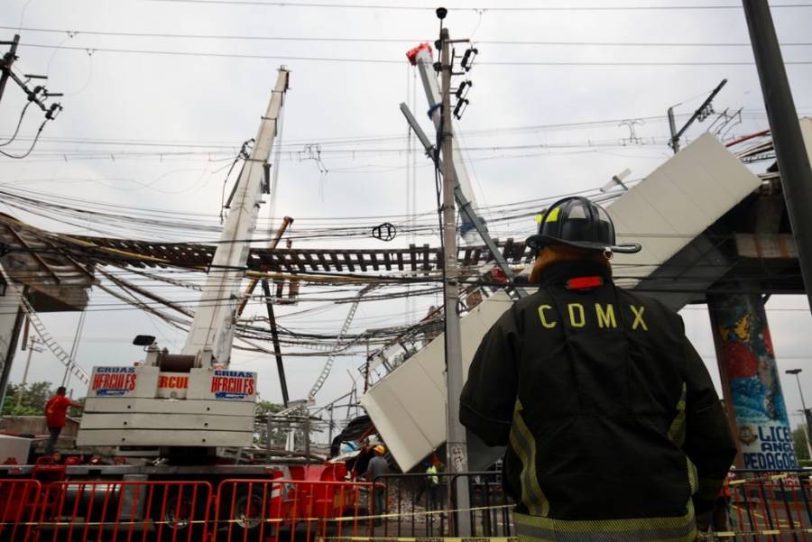 Inician hoy trabajos de limpieza en zona de colapso de Línea 12; CDMX asegura preservar evidencias