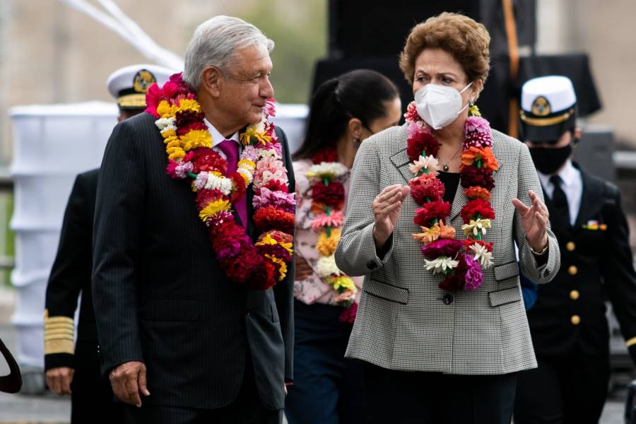 AMLO y Dilma Roussef evidencian el legado de Tenochtitlan