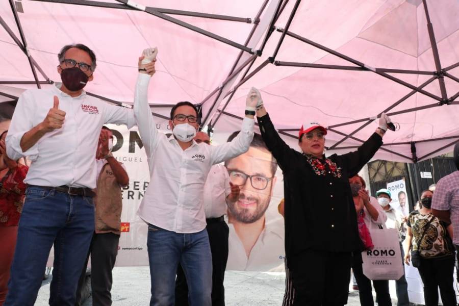 Candidata del partido ELIGE, se suma a la campaña de Víctor Hugo Romo