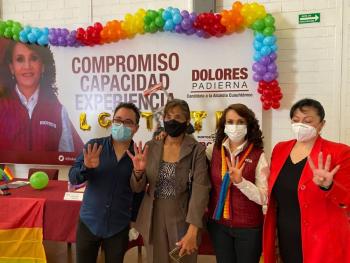 Dolores Padierna crearía Unidad de la Diversidad Sexual  en Cuauhtémoc