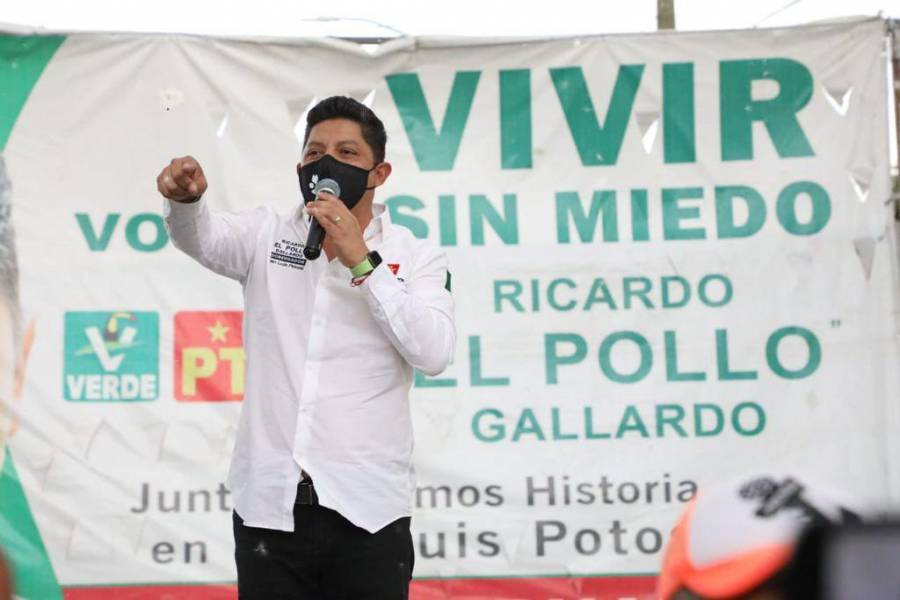 El cambio está cerca asegura Gallardo a San Luis Potosí