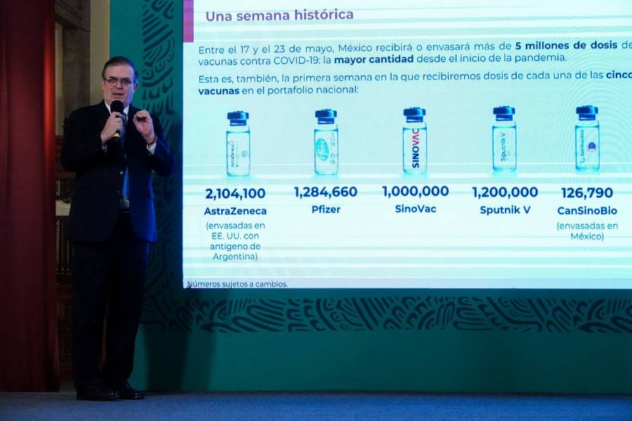México se prepara para recibir un millón de vacunas diarias contra Covid-19 en junio