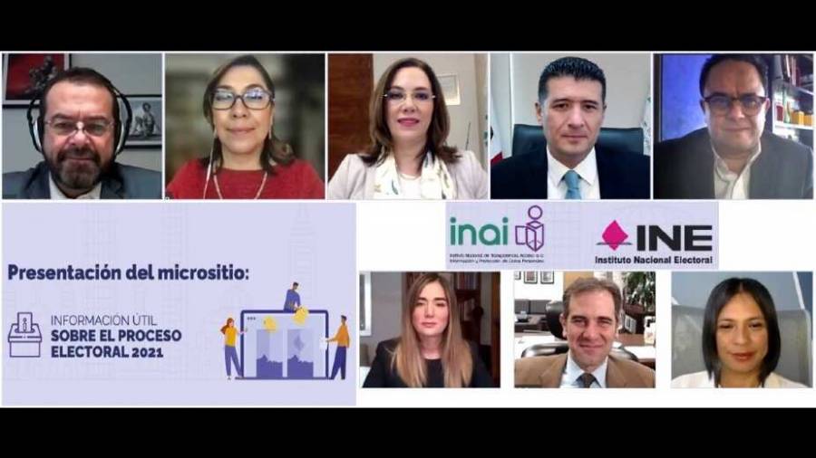 INAI e INE ponen a disposición el micrositio “Información útil sobre el proceso electoral 2021”