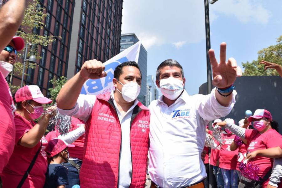 Candidato de Fuerza por México, declina por Mauricio Tabe en Miguel Hidalgo