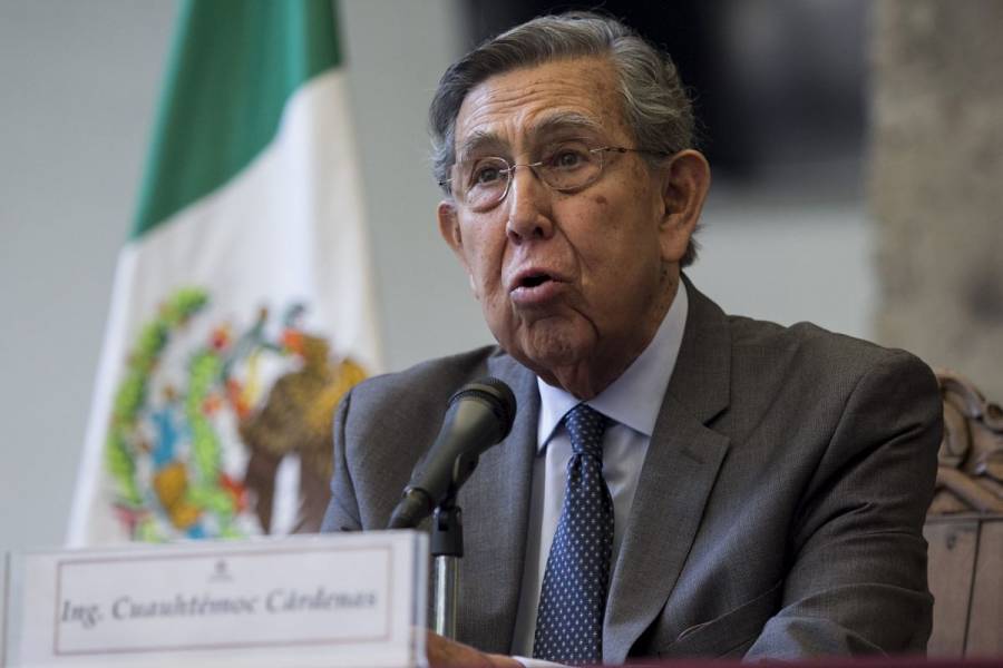 “Difícilmente diría que tenemos un gobierno de izquierda”: Cuauhtémoc Cárdenas